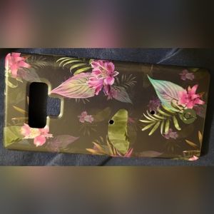 Loopy Case for a Samsung Note 9, black, tropical design